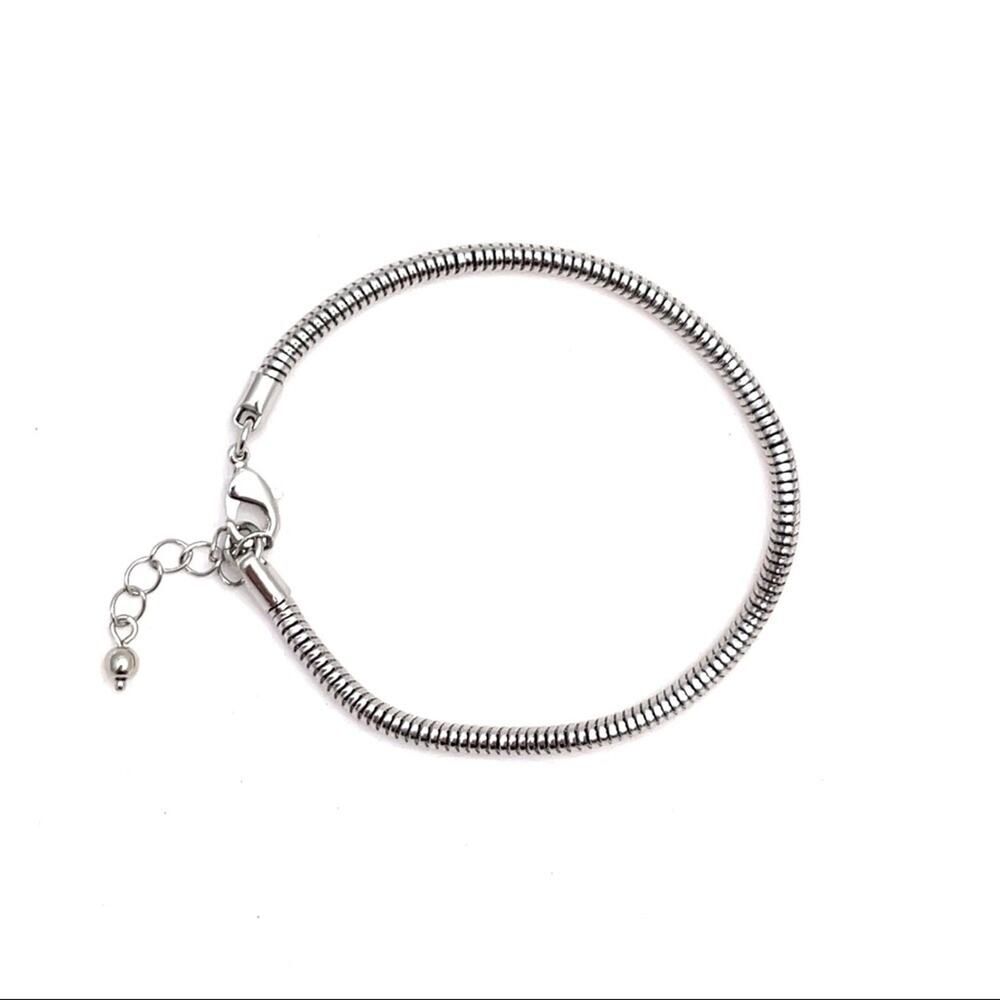 Chain bracelet silver color